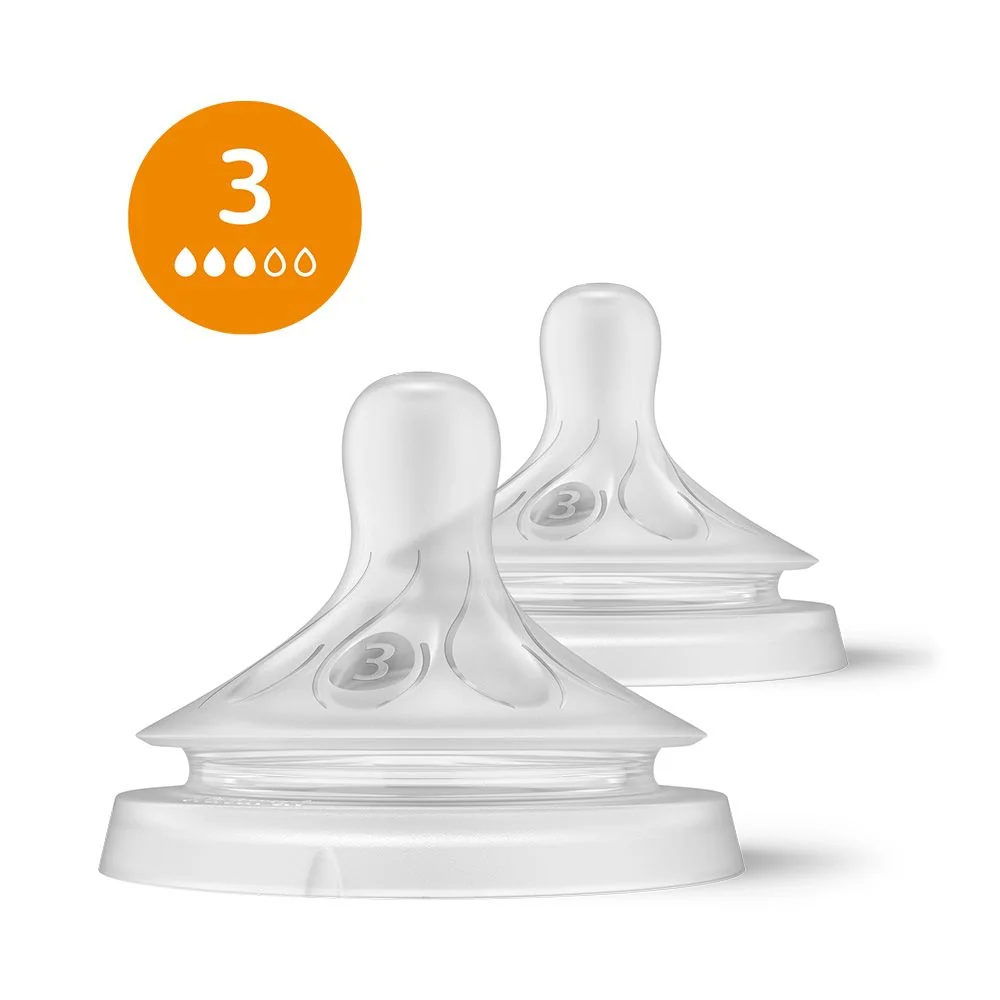 Philips Avent Natural Response 3 Savička střední průtok 1m+ 2 ks