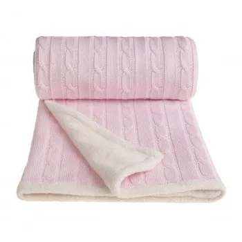 T-tomi Pletená deka WINTER 1 ks růžová