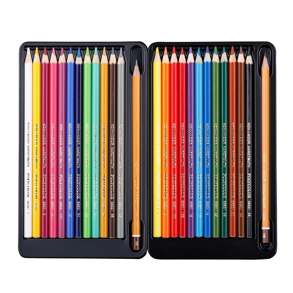 KOH-I-NOOR POLYCOLOR 3834/24 - umělecké pastelky - 24 ks 183