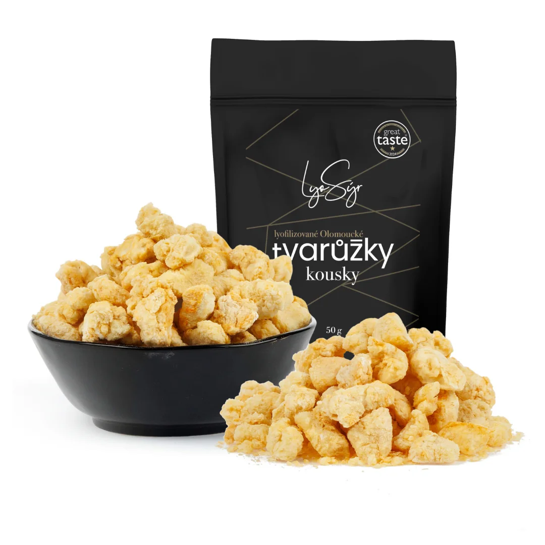 Lyopotraviny Olomoucké tvarůžky lyofilizované (sušeno mrazem) - Kousky, 50 g