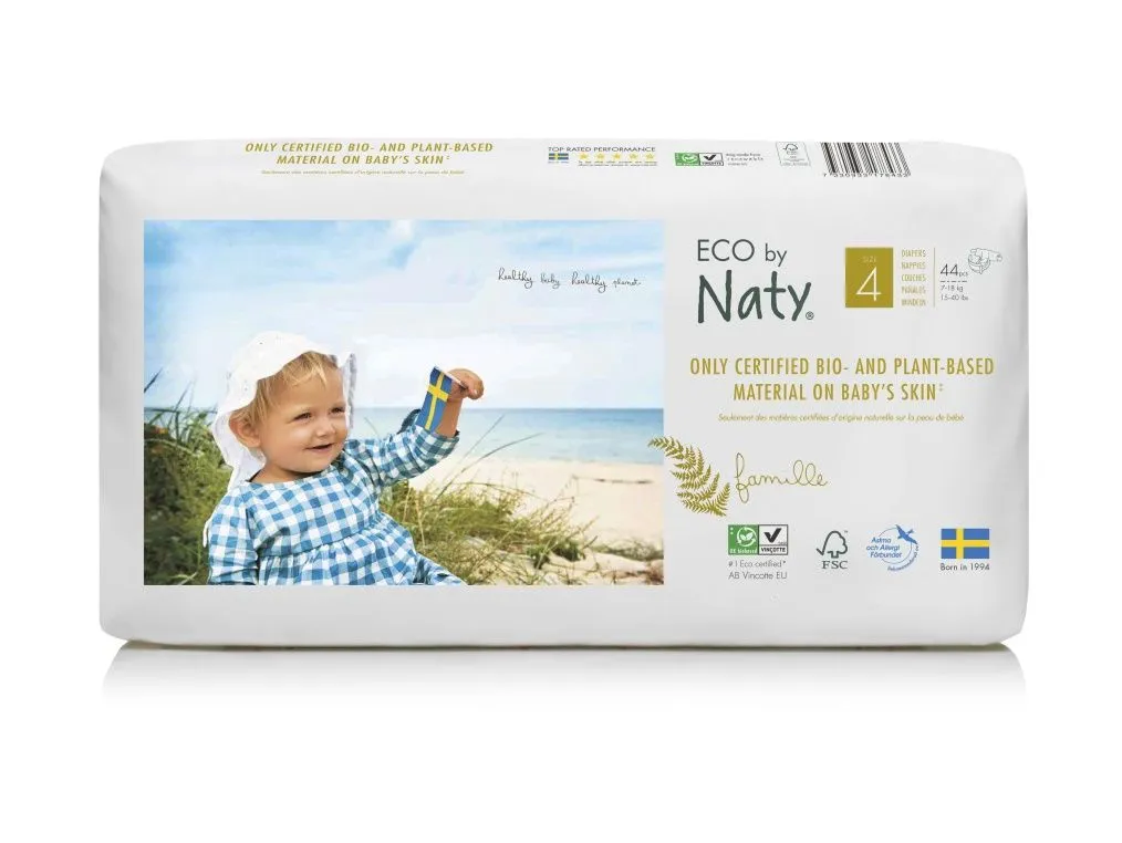 ECO by Naty Maxi 7-18 kg dětské plenky 44 ks