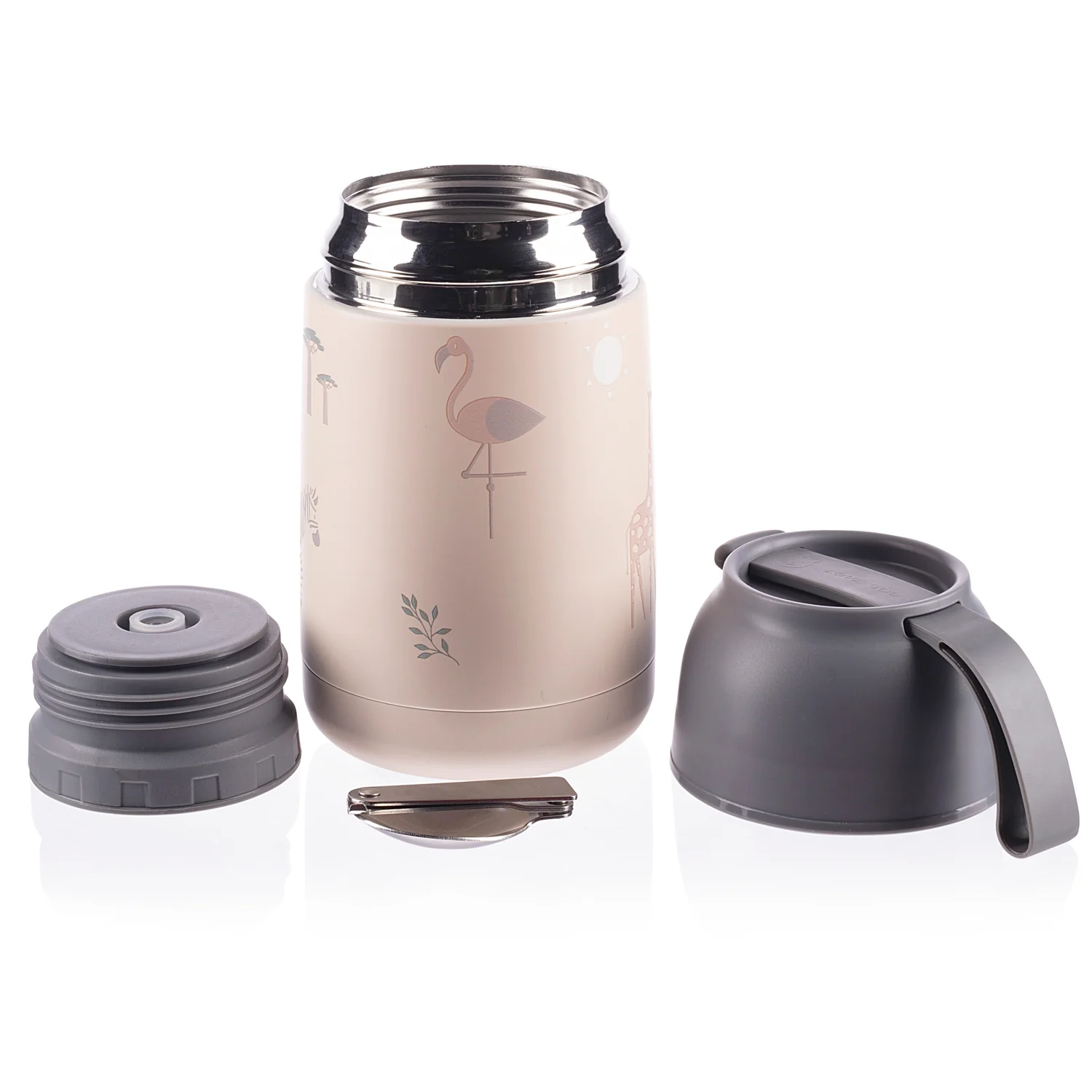 Zopa Termoska na jídlo se silikonovým držákem 620 ml, Safari 3