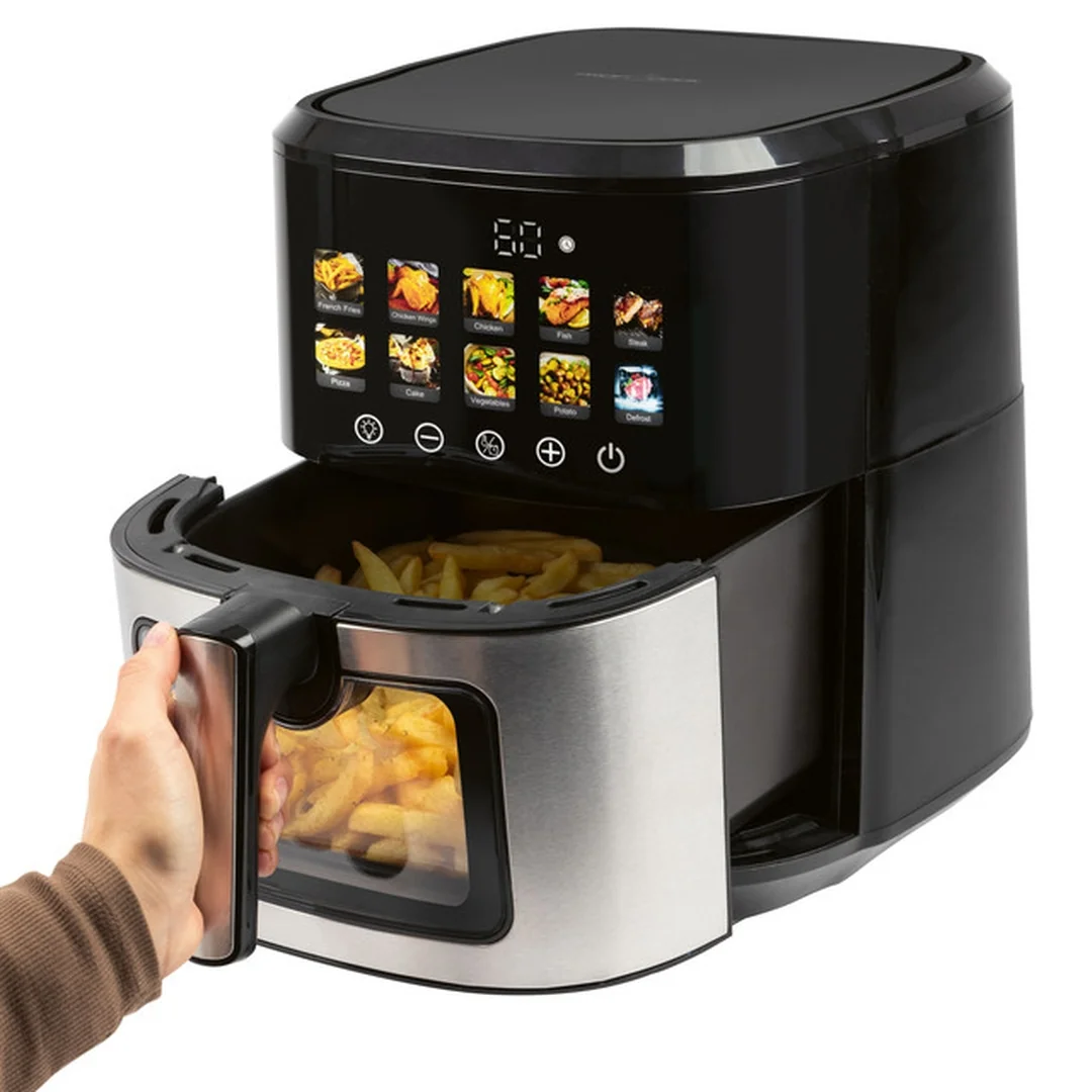 ProfiCook FR 1286 H Horkovzdušná fritéza s barevným displejem 6,5l