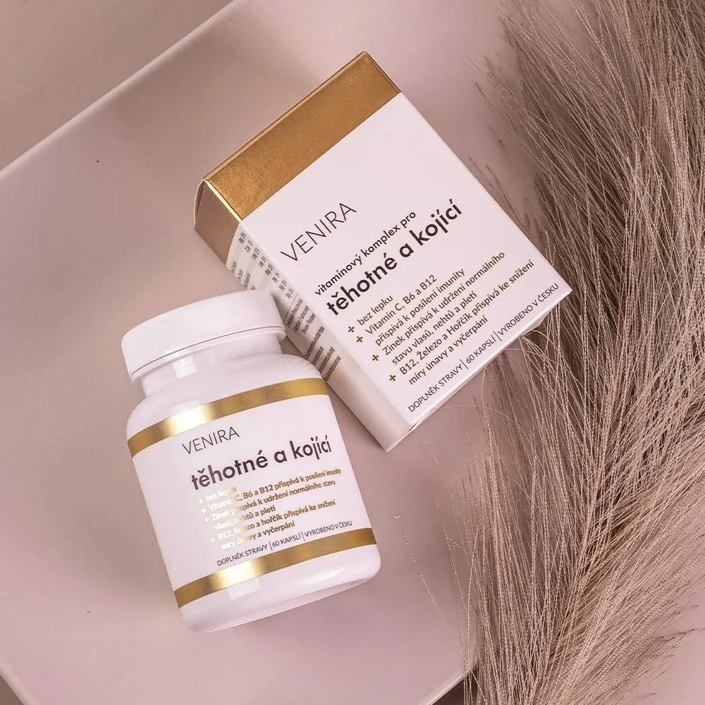 Venira Vitamínový komplex pro těhotné a kojící ženy 60 kapslí