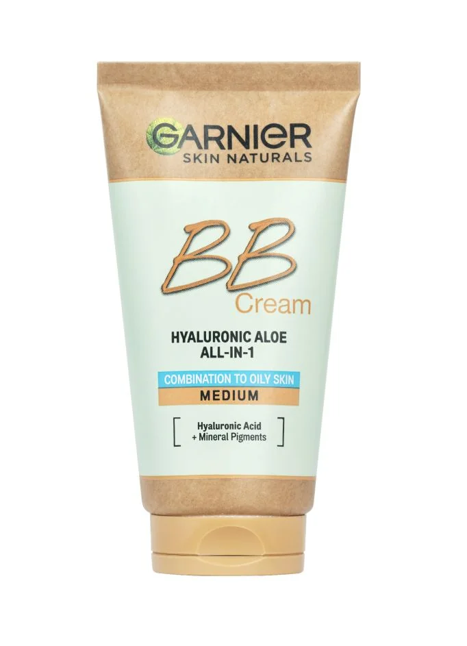Garnier Hyaluronic Aloe BB krém All-in-1 Oil Free odstín medium 50 ml