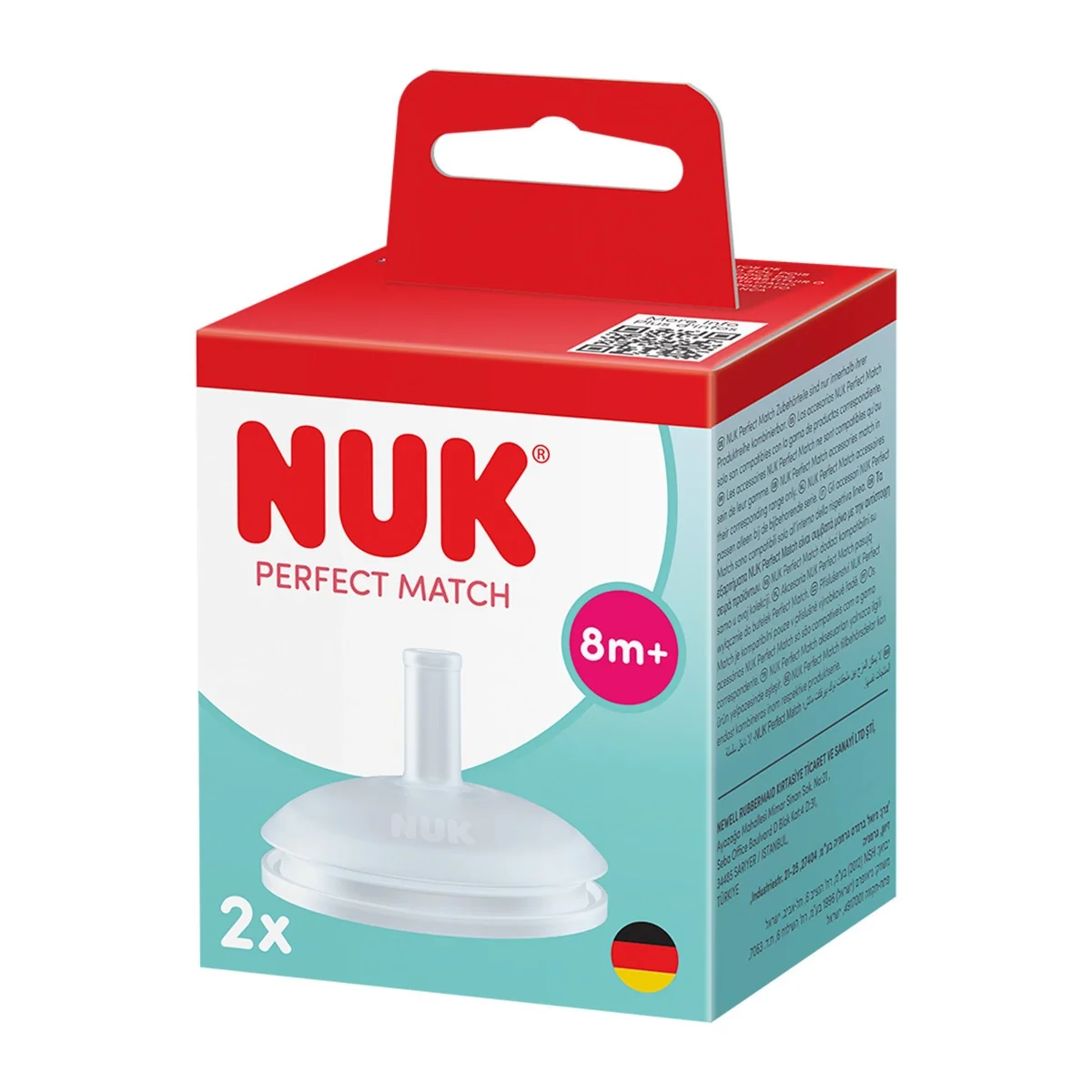 NUK Perfect Match Brčko 8m+ 2 ks