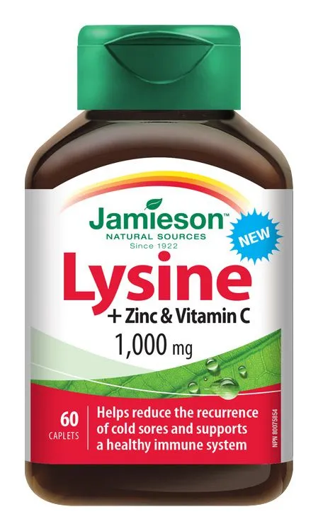 Jamieson Lysin 1000 mg se zinkem a vitaminem C
