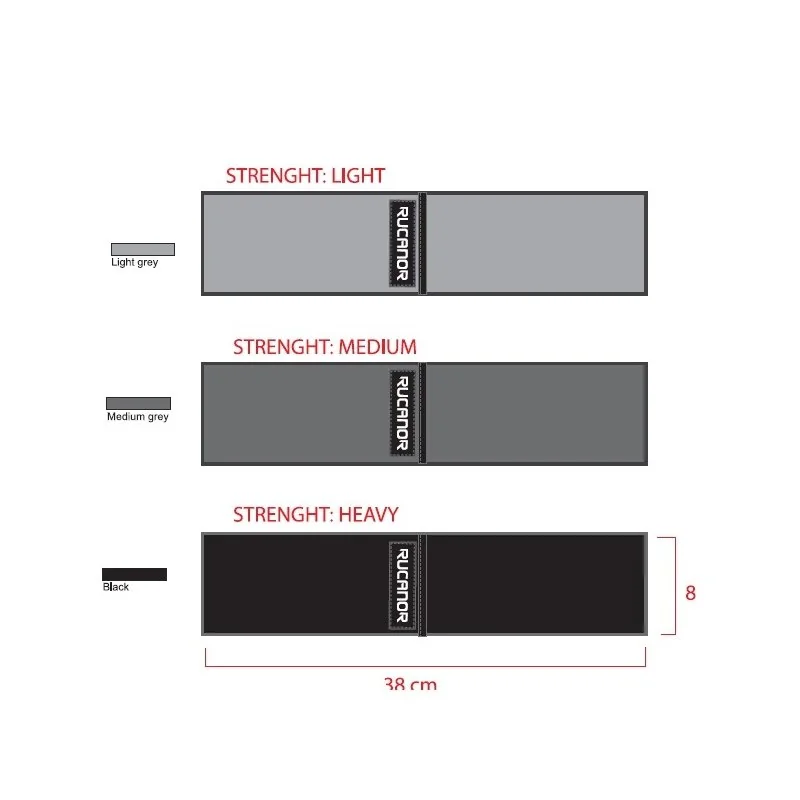 Rucanor Sada odporových gum - Hip resistance