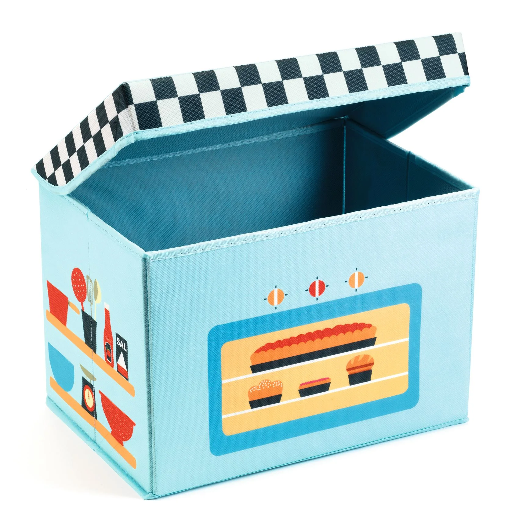 Djeco Box na hračky a sedátko Kuchyňka