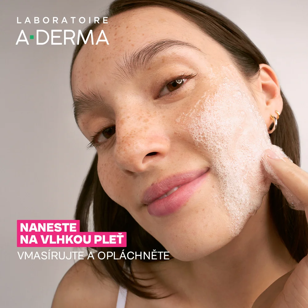 A-Derma Exomega Zklidňující čisticí gel 200 ml