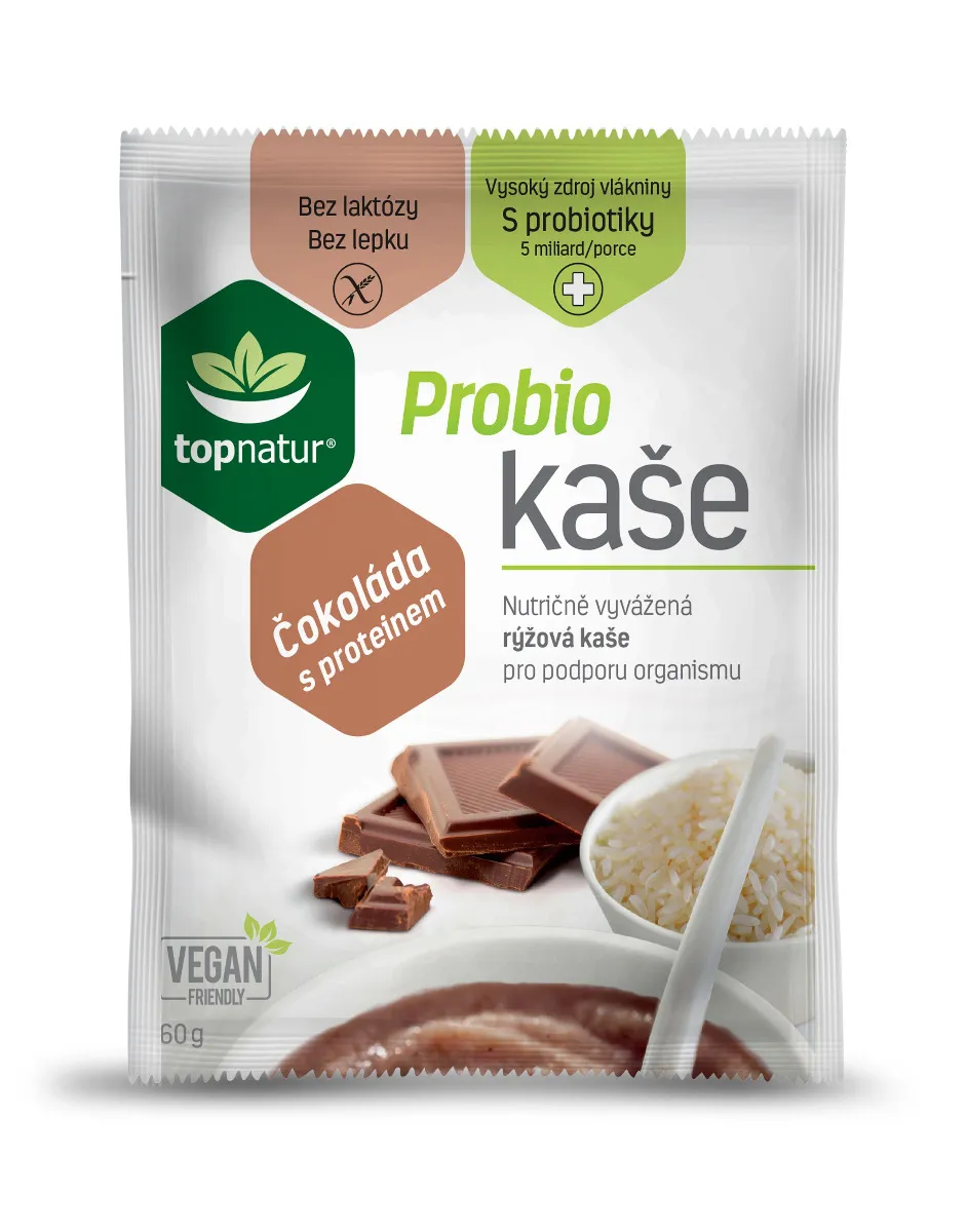 Topnatur Probio kaše čokoláda s proteinem 25x60 g