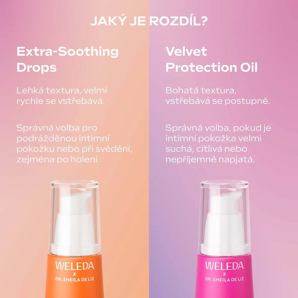 Weleda Vlora+ Extra Soothing Drops zklidňující olejová péče 30 ml