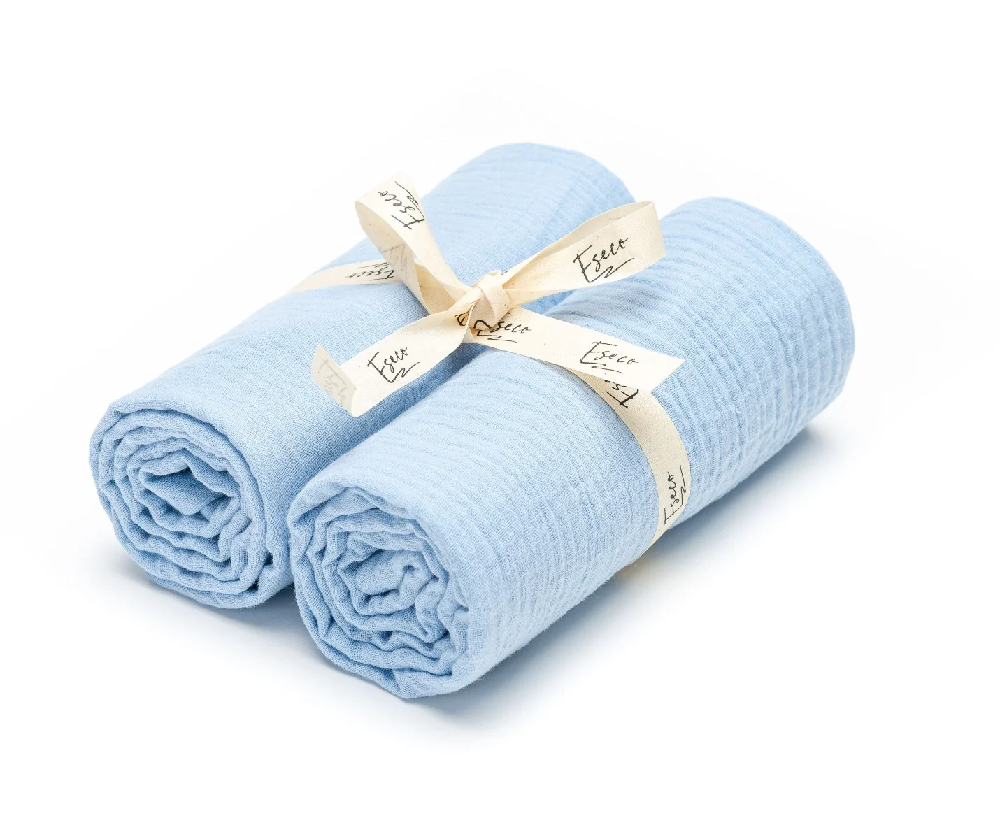ESECO Mušelínové pleny 2 ks blue