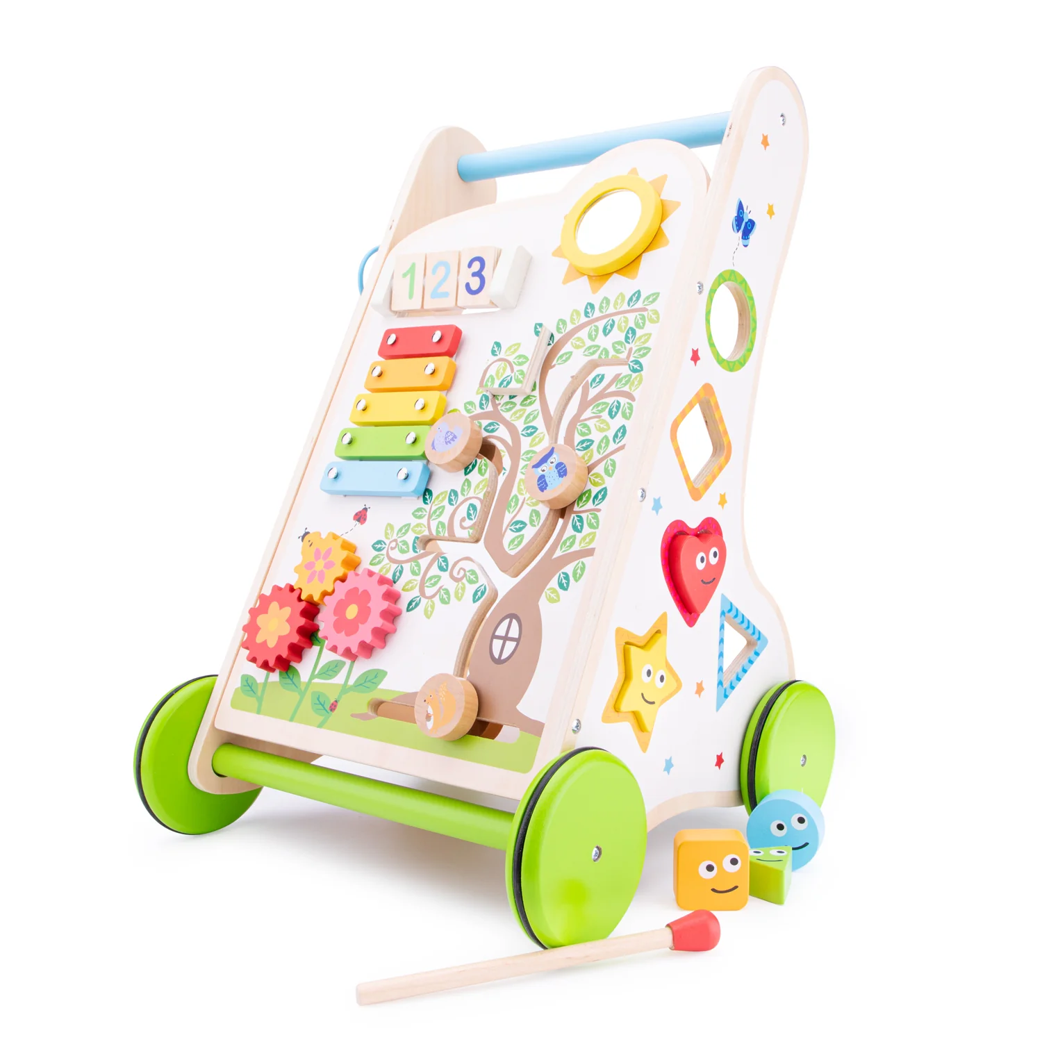New Classic Toys Multifunkční dřevěné chodítko 