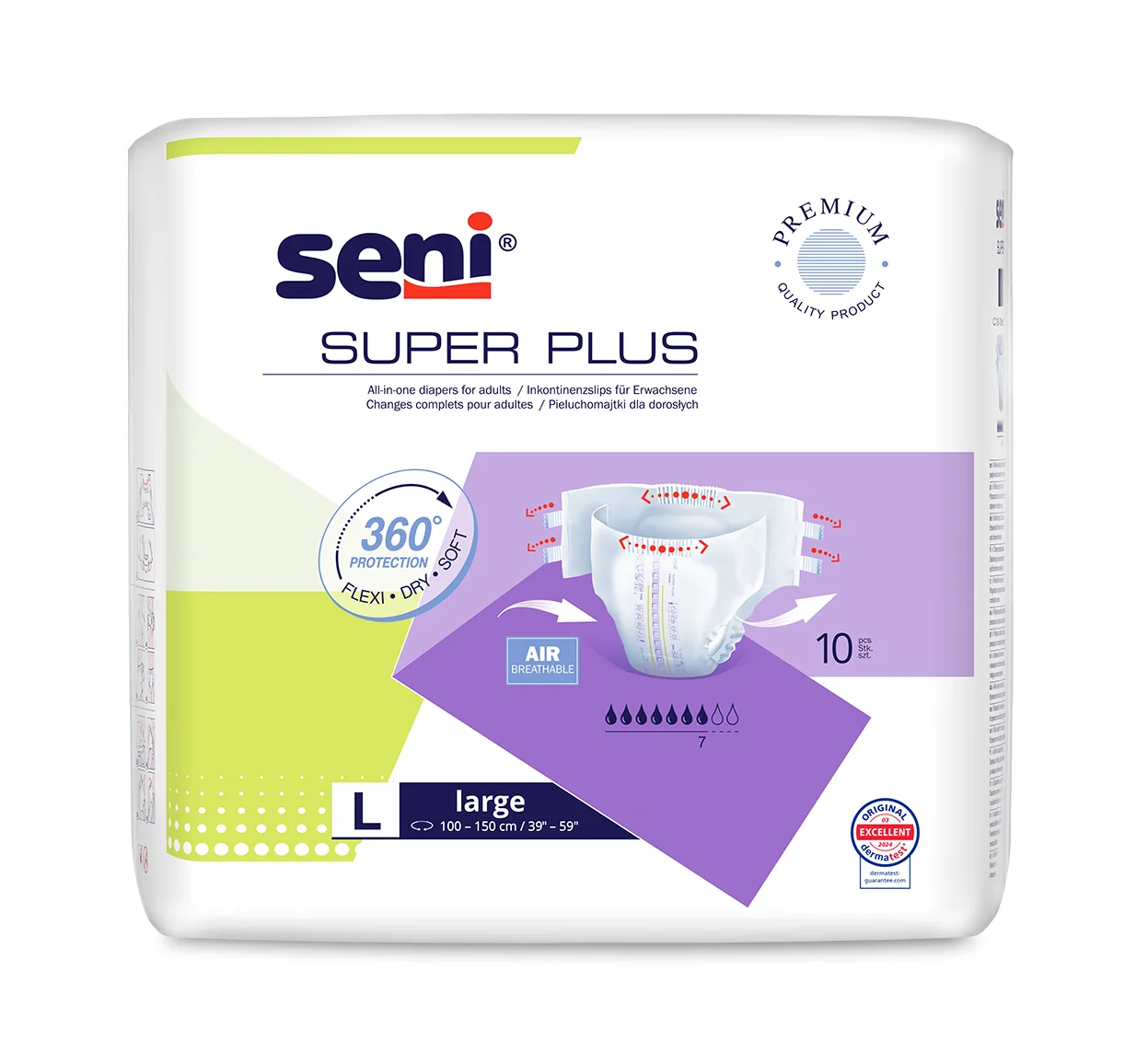 Seni Super Plus Large inkontinenční plenkové kalhotky 10 ks