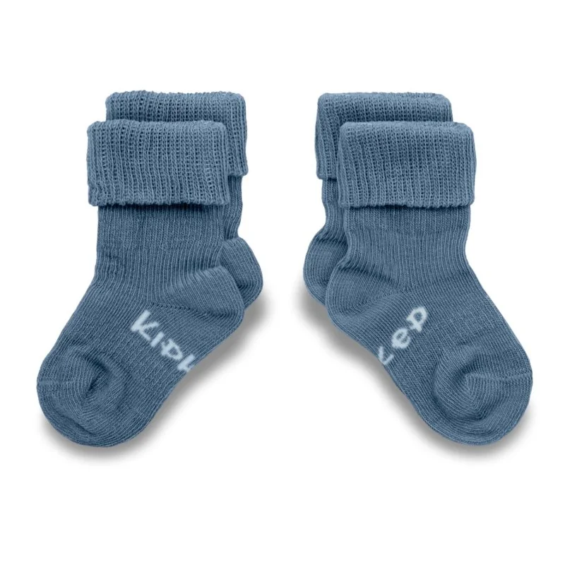 KipKep dětské ponožky Stay-on-Socks 6-12m 2páry Blue Heaven
