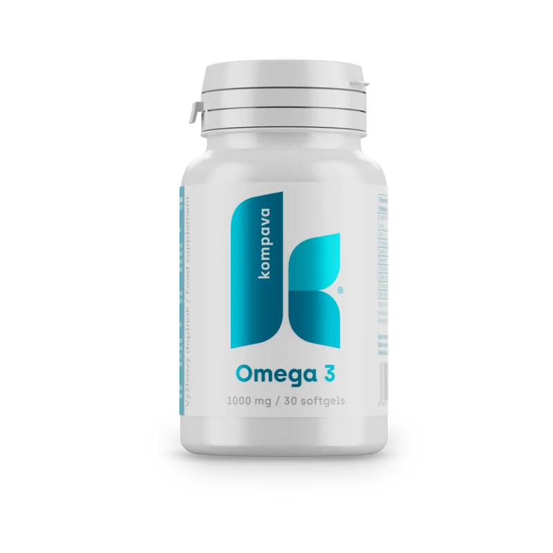 KOMPAVA Omega-3 mastné kyseliny 1000 mg 100 kapslí