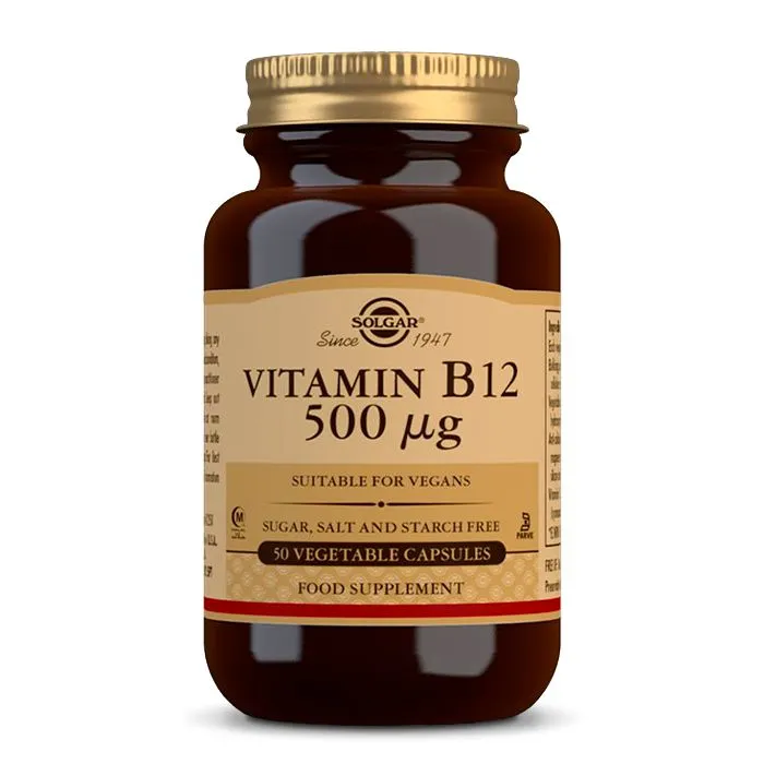 Solgar Vitamin B12 500 mcg 50 kapslí