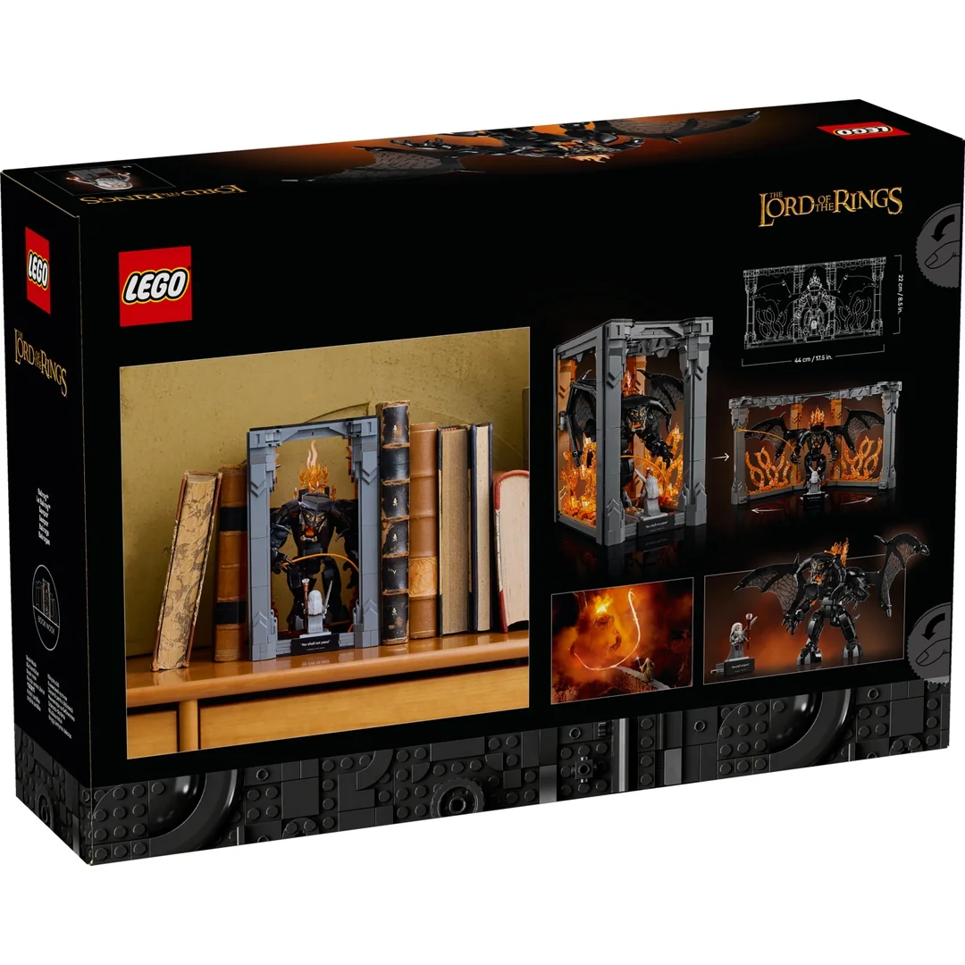 LEGO® Icons 10367 Knižní zarážka: Pán prstenů - Balrog™