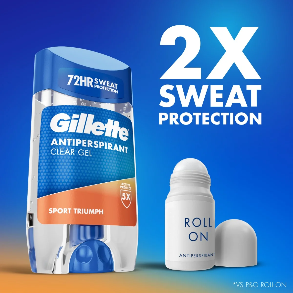 Gillette Sport Triumph Pánský gelový antiperspirant 70 ml