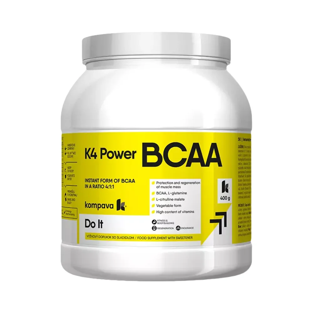 KOMPAVA K4 Power BCAA 400 g/36 porcí, kiwi