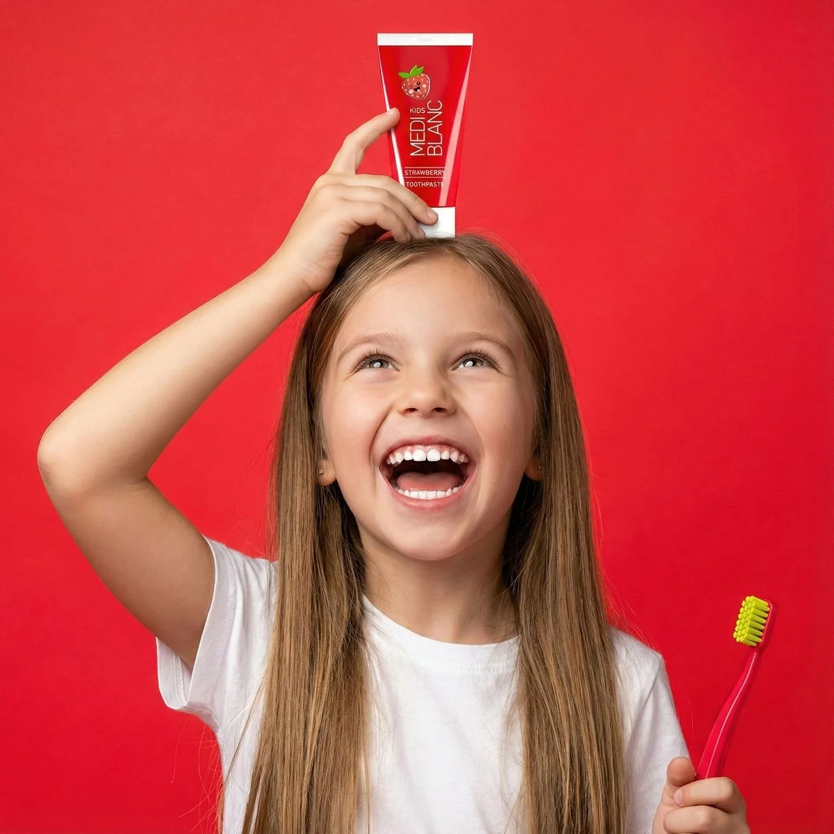 MEDIBLANC Kids Strawberry Toothpaste zubní pasta pro děti 50 ml