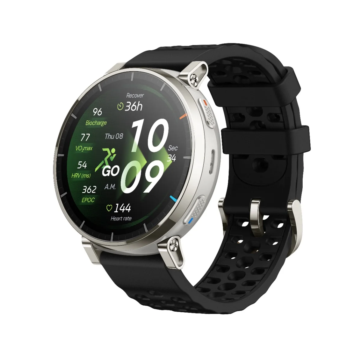 Amazfit Active 3 Premium chytré hodinky Apex Silver