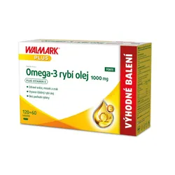 Walmark Omega-3 rybí olej FORTE 1000 mg 120+60 tobolek