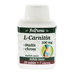 Medpharma L-Carnitin 500 mg + Inulin + Chrom 37 tablet 
