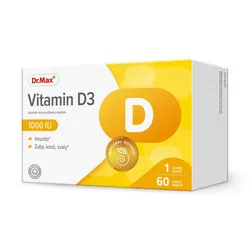Dr.Max Vitamin D3 1000 I.U. 60 kapslí