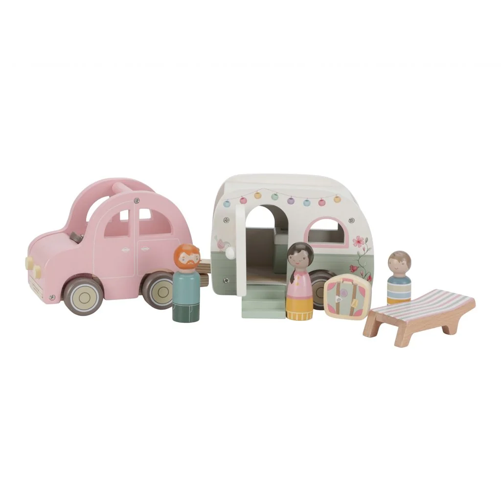 Little Dutch Auto s karavanem dřevěné