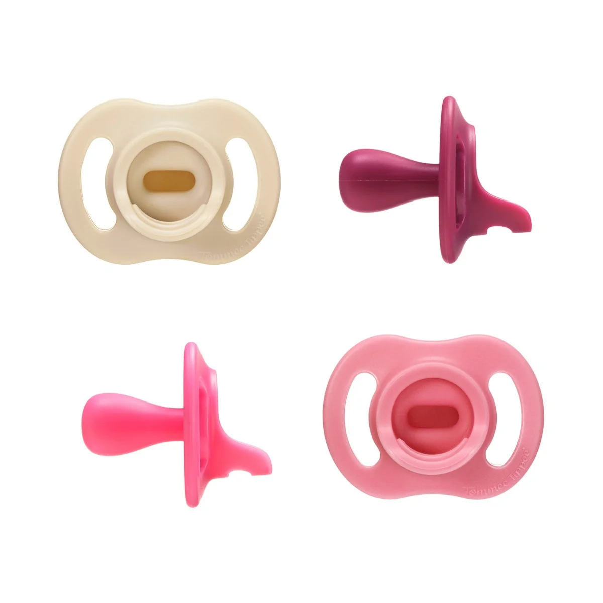 Tommee Tippee Silikonový Dudlík Ultralight Girl 6–18m 4 ks