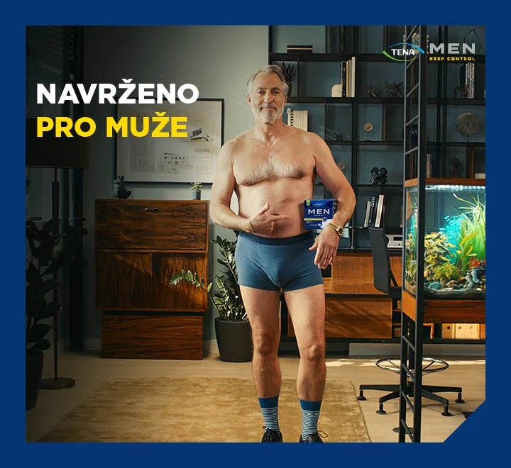 Navrženo pro muže. Tena Men Level 2 inkontinenční vložky pro muže 10 ks Navrženo pro muže. Tena Men Level 2 inkontinenční vložky pro muže 10 ks