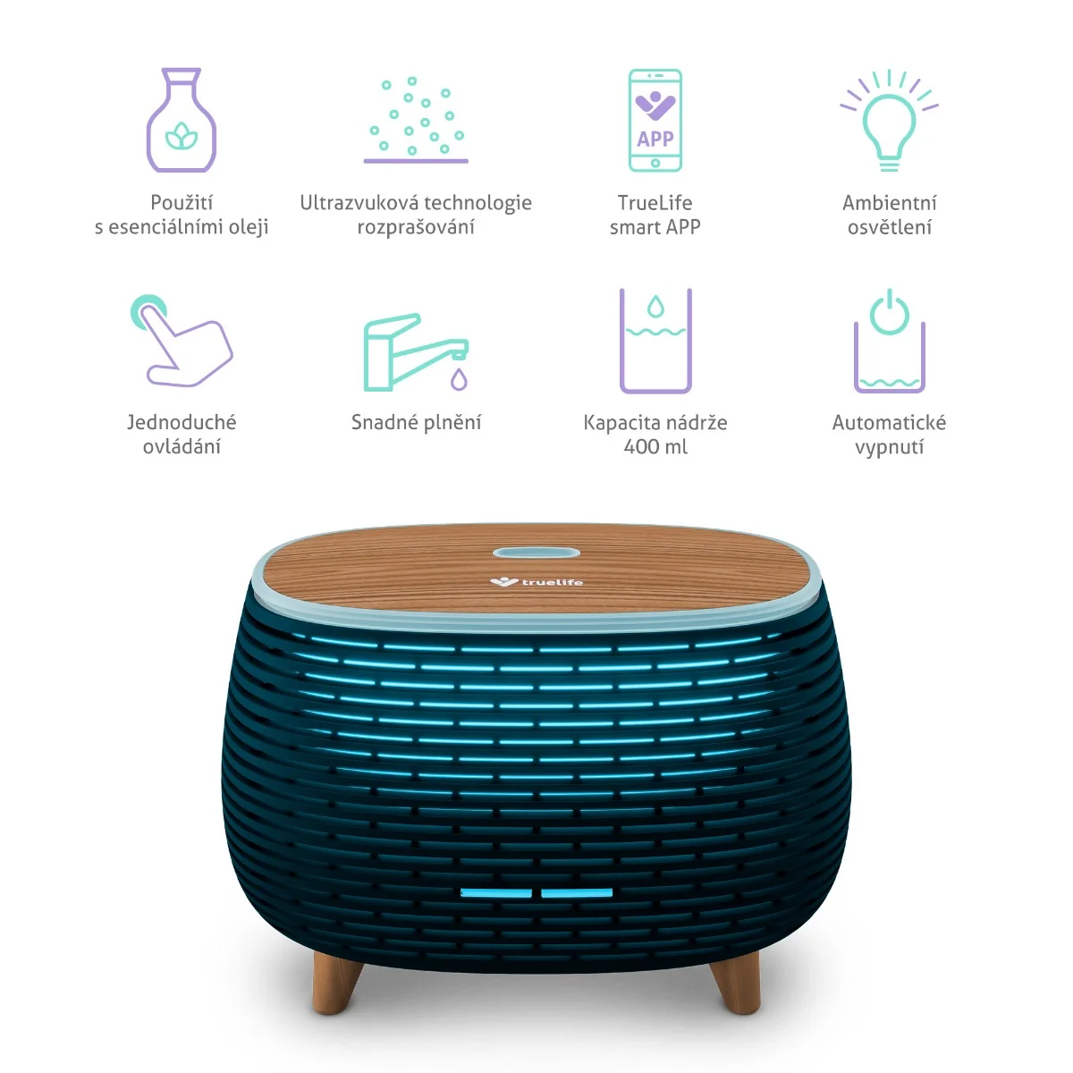 Truelife AIR D6 aroma difuzér a zvlhčovač