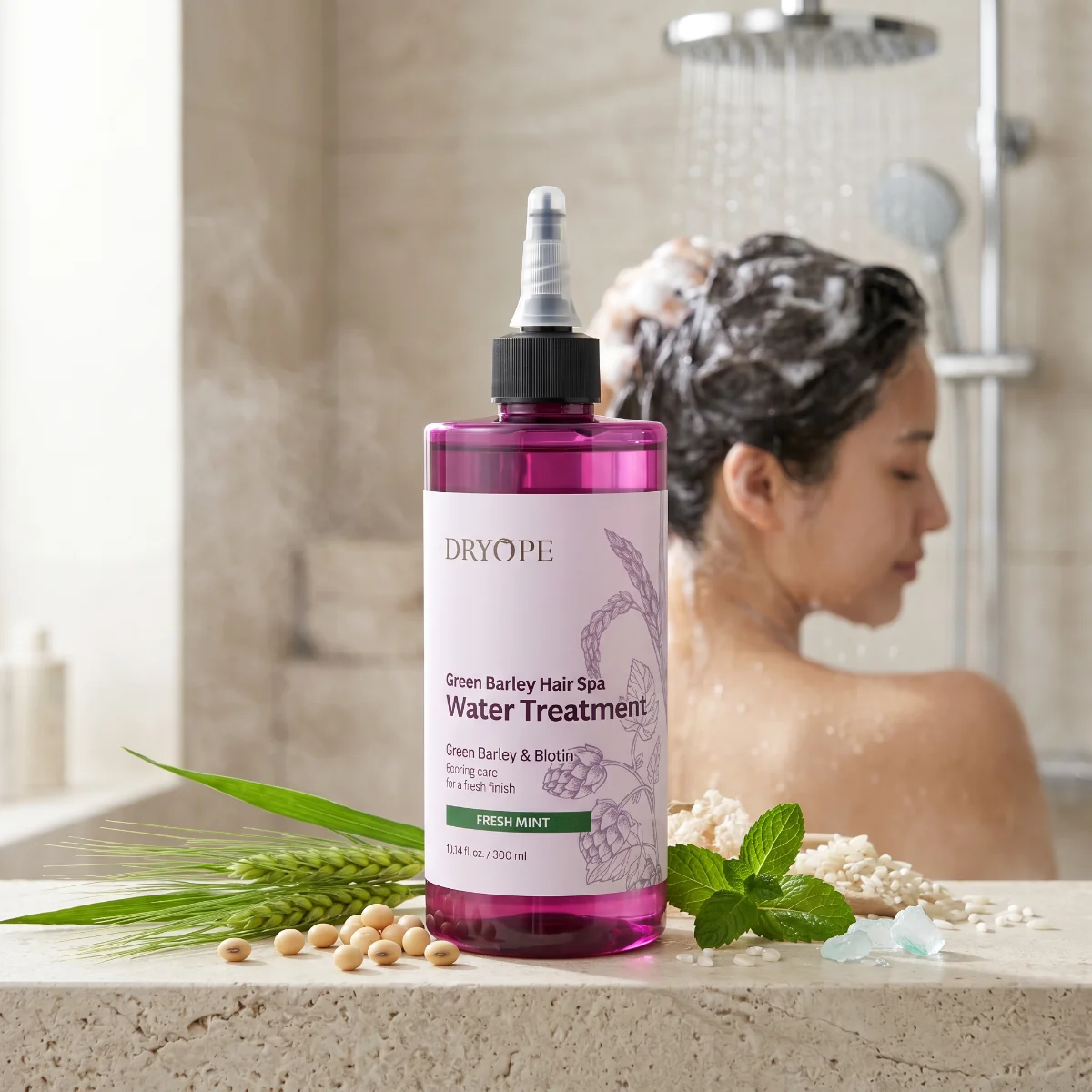 DRYOPE Fresh Mint intenzivní péče při vypadávání vlasů 300 ml