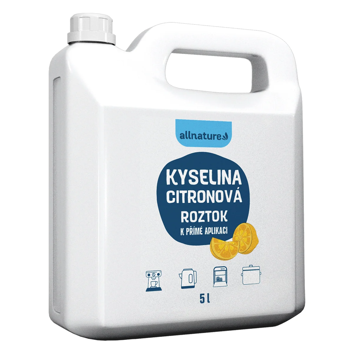 Allnature Kyselina citronová roztok 5000 ml