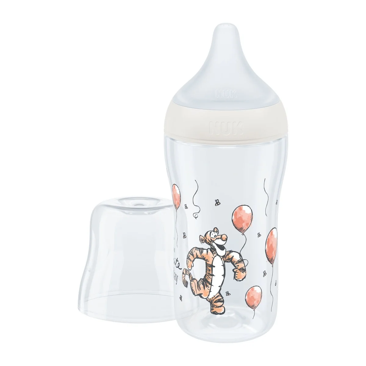 NUK Perfect Match Láhev Disney Tygřík 3m+ 260 ml 1 ks white