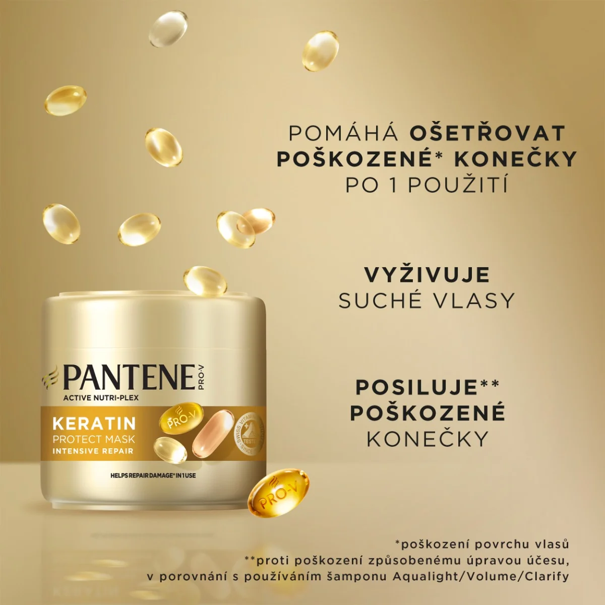 Pantene Pro-V Intensive Repair keratinová vlasová maska 300 ml