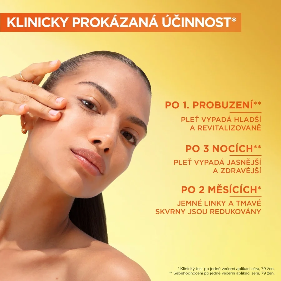 Garnier Skin Naturals Rozjasňující noční sérum s vitaminem C 30 ml