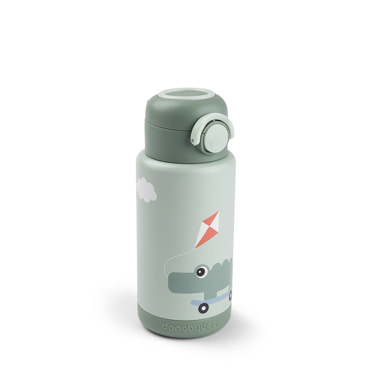 Done by Deer termo láhev Playground, zelená, 340 ml