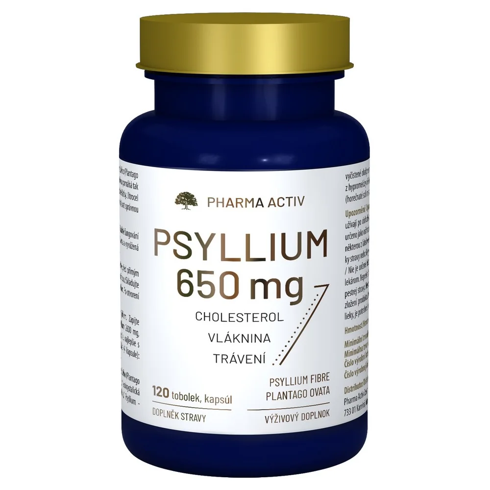 Pharma Activ Psyllium 650 mg 120 tobolek