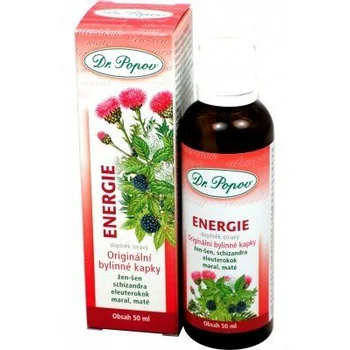 Dr. Popov Energie bylinné kapky 50 ml