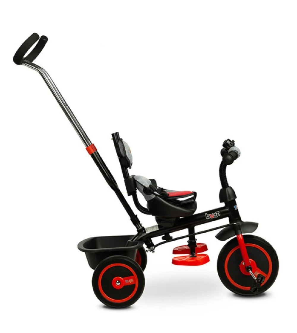 Toyz Tříkolka Buzz, šedá, červená