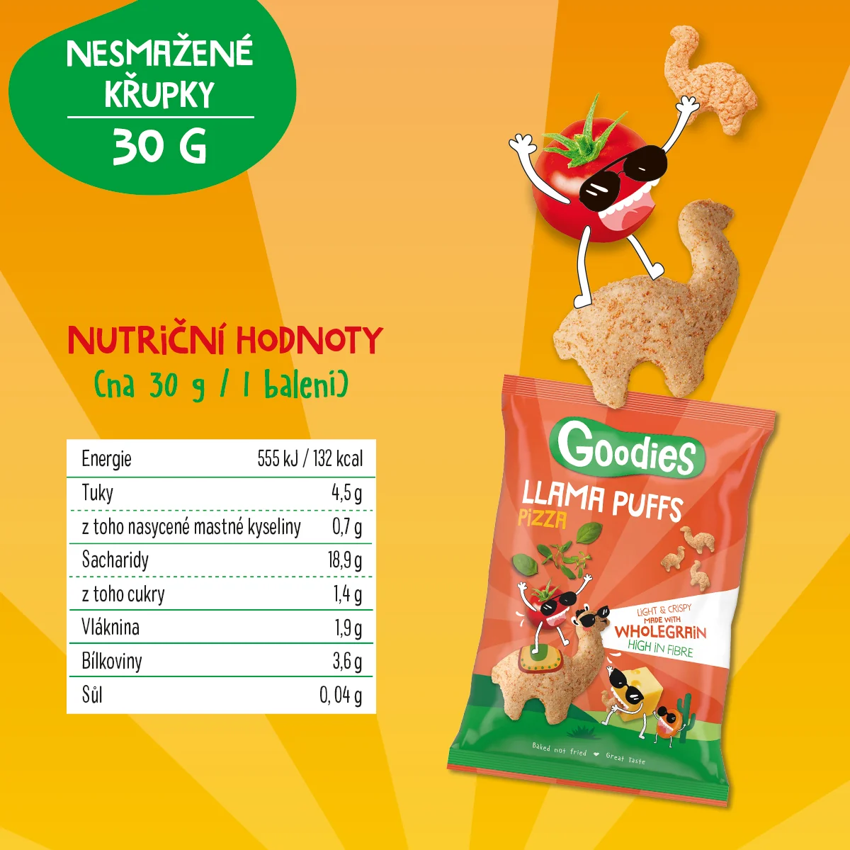 Goodies Lama křupky Pizza 30 g
