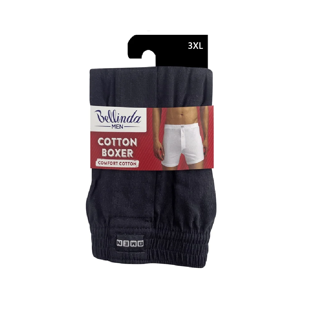 Bellinda Pánské bavlněné boxerky vel. 3XL 1 ks černé