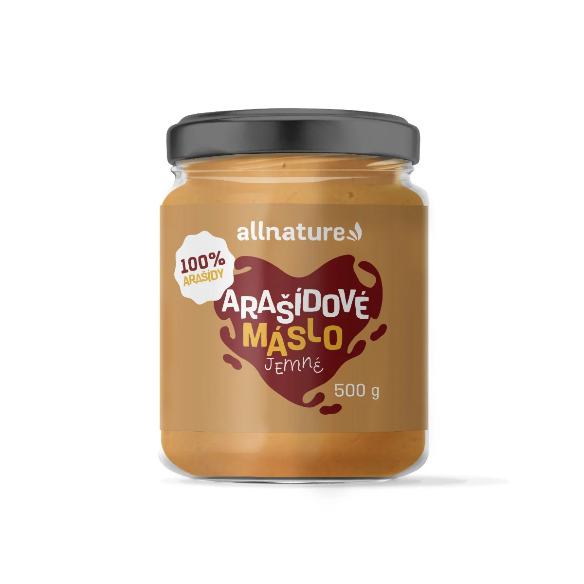 Allnature Arašídový krém jemný 500 g