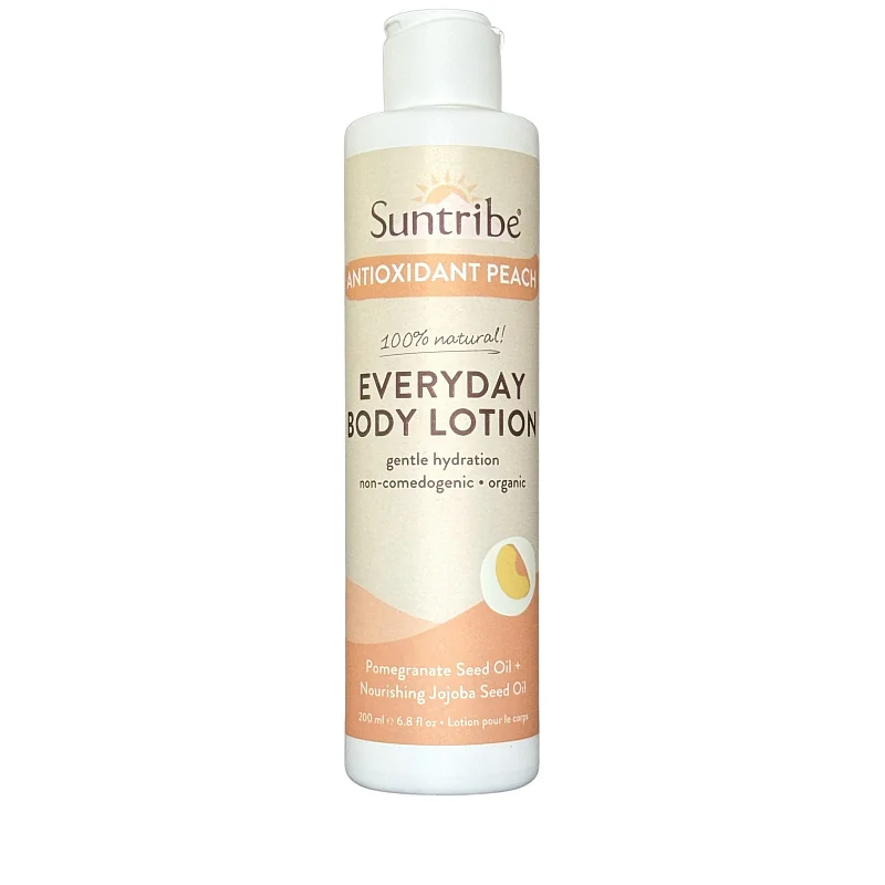 Suntribe Organické tělové mléko s antioxidanty Broskev 200 ml