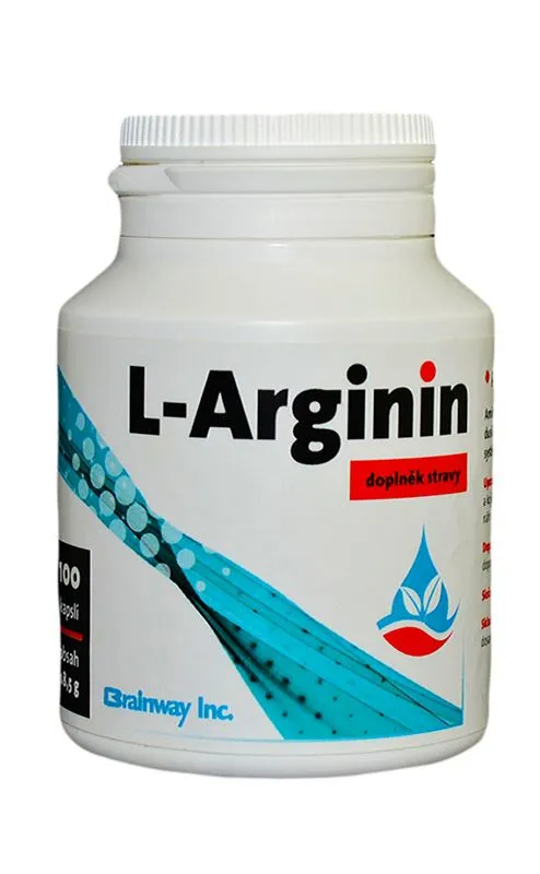 Brainway L-Arginin 100 kapslí