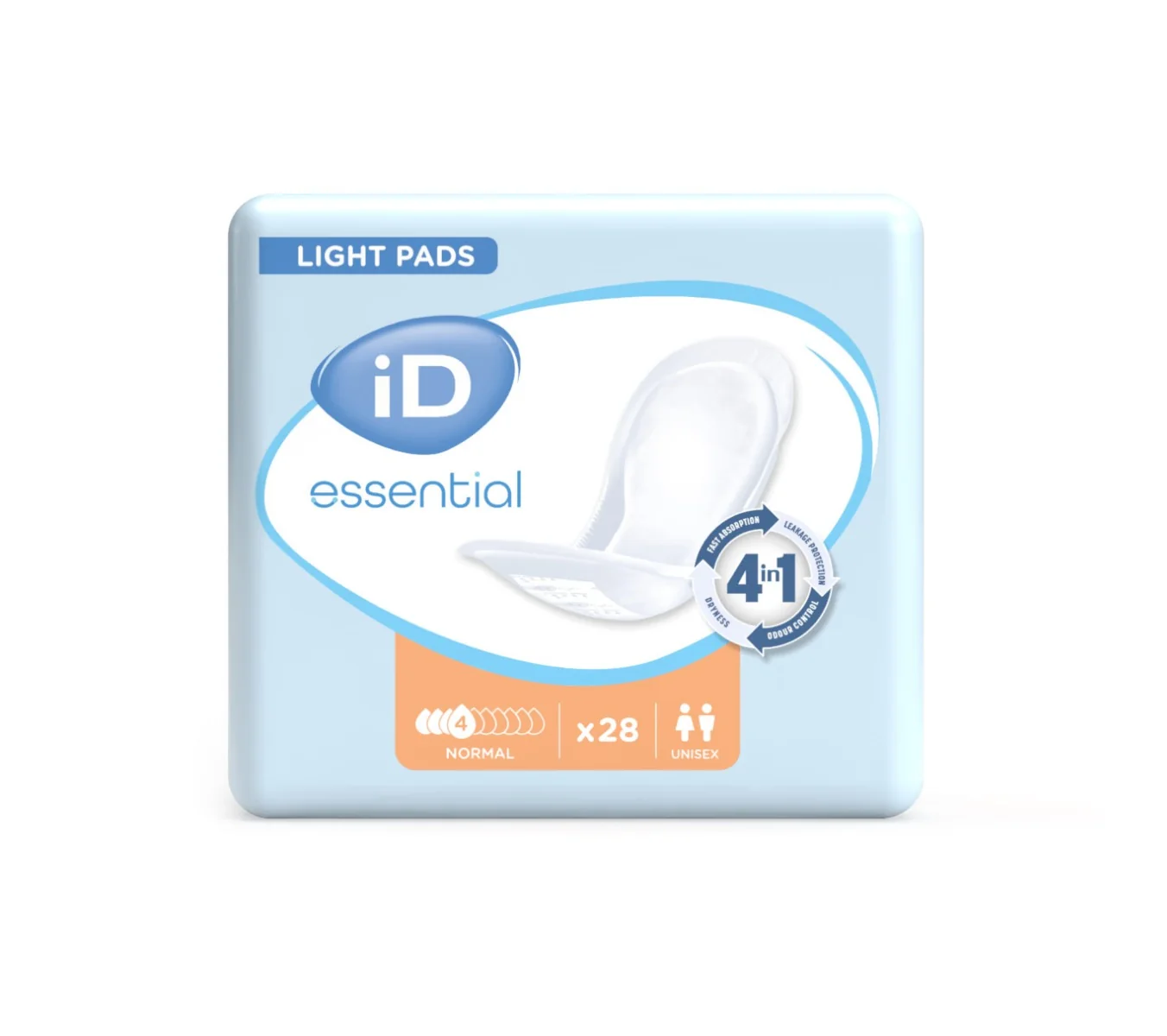 iD Essential Light Pads Normal inkontinenční vložky 28 ks