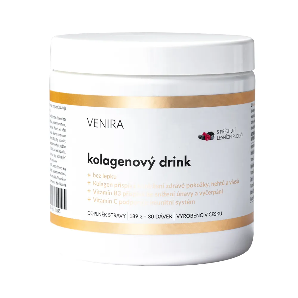 Venira Kolagenový drink pro vlasy, nehty a pleť lesní plody 189 g